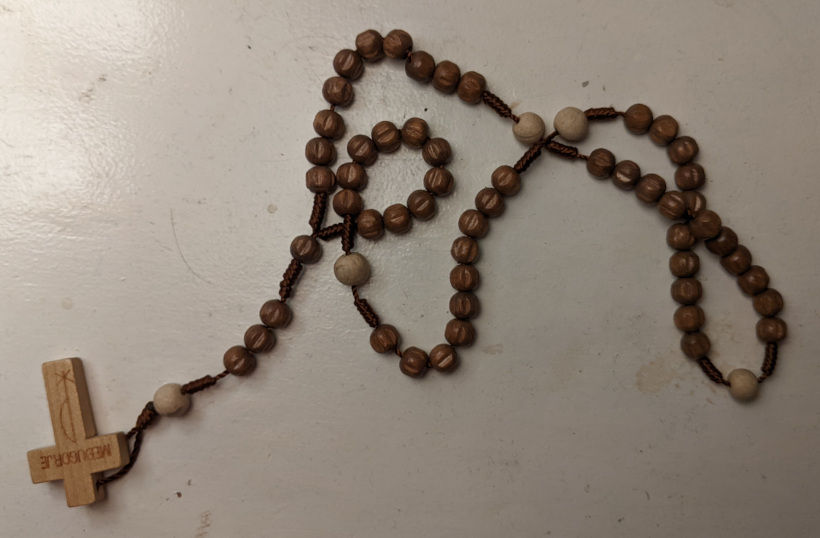 Photograph of my Rosary